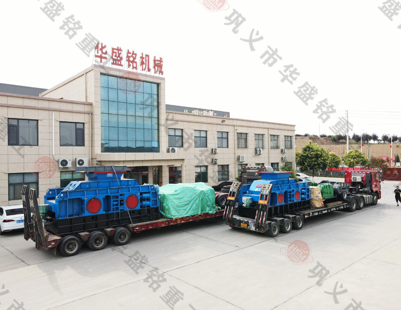 水泥廢料用什么破碎好？就用液壓對輥制砂機